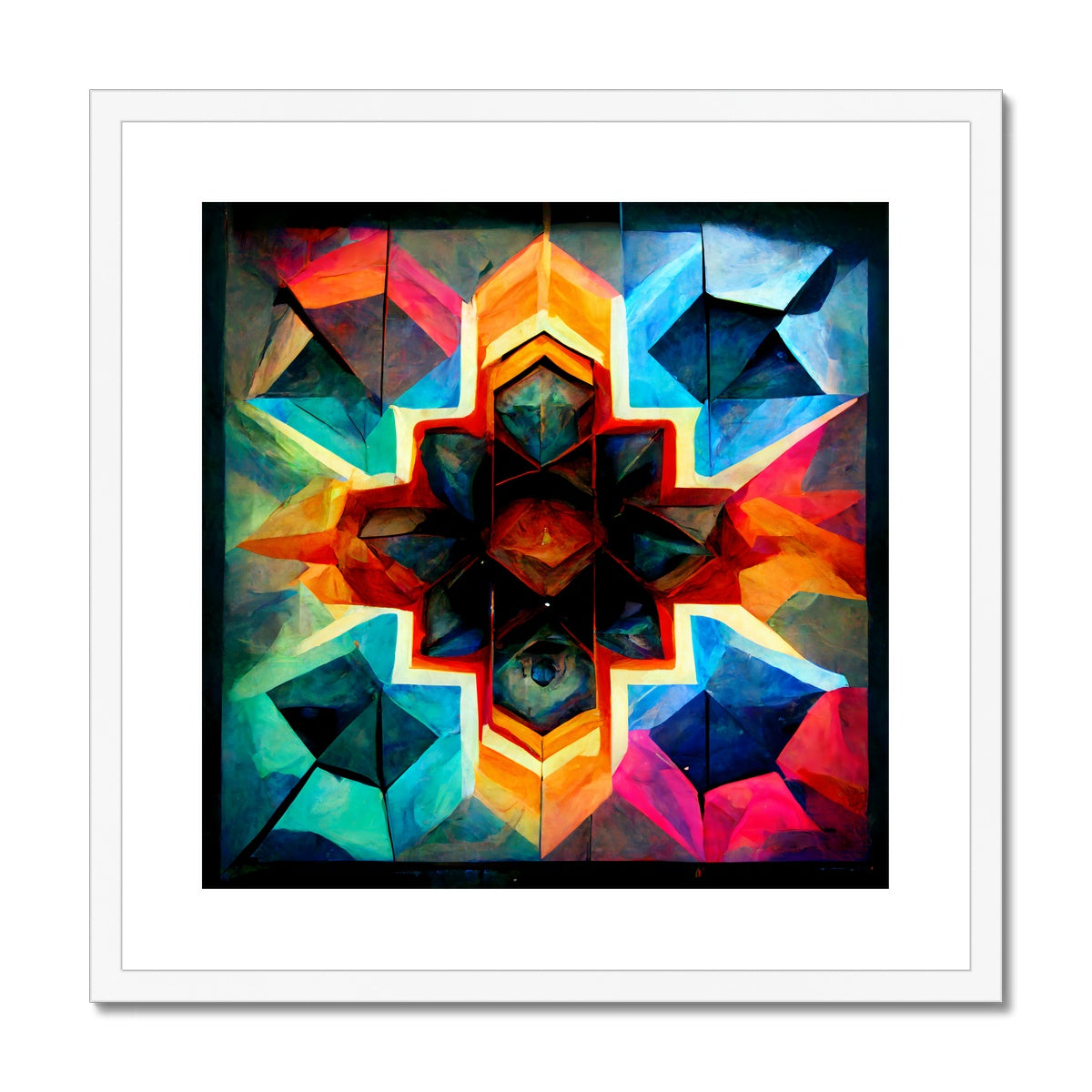 Kaleidoscope Waters Framed & Mounted Print