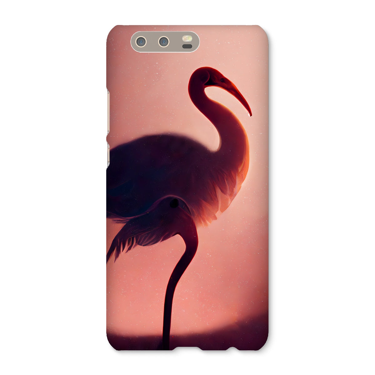 Flamingo Shadows Snap Phone Case