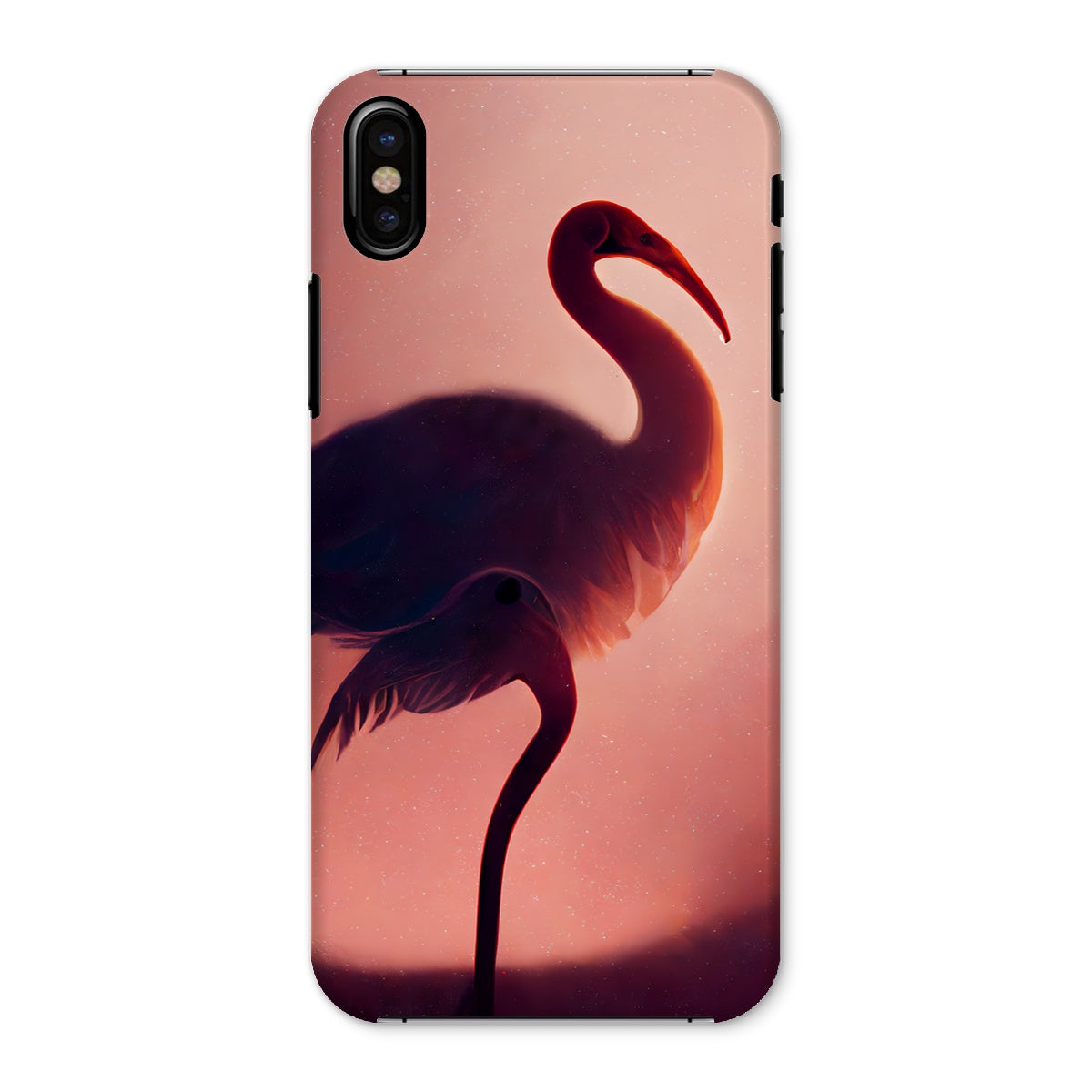 Flamingo Shadows Snap Phone Case