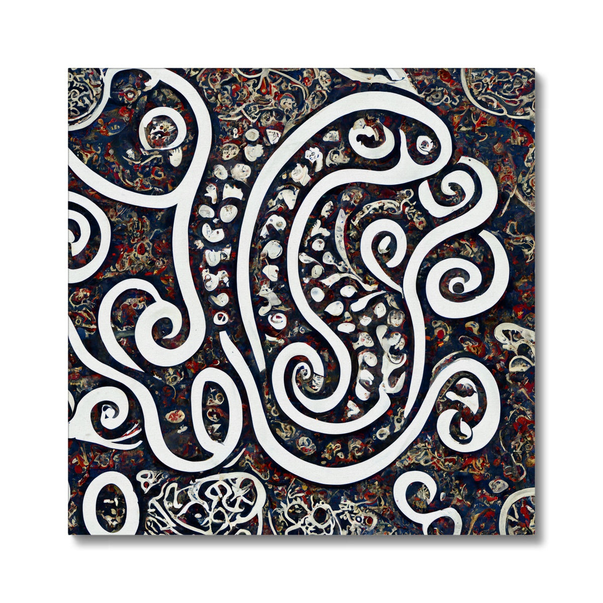 Swirling Paisley Canvas