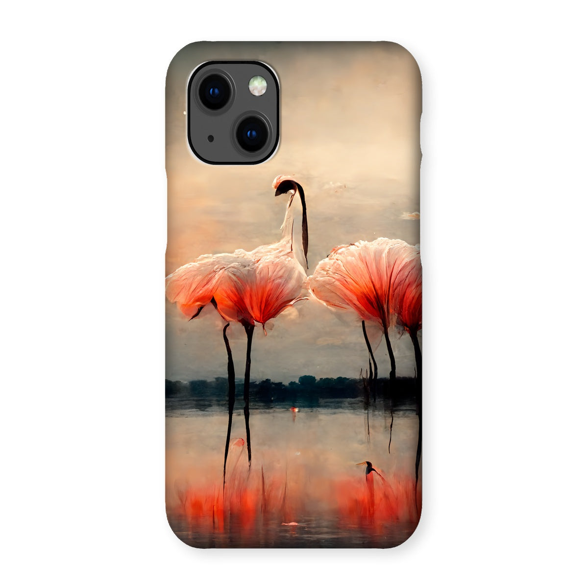 Flamingo Sunset Snap Phone Case