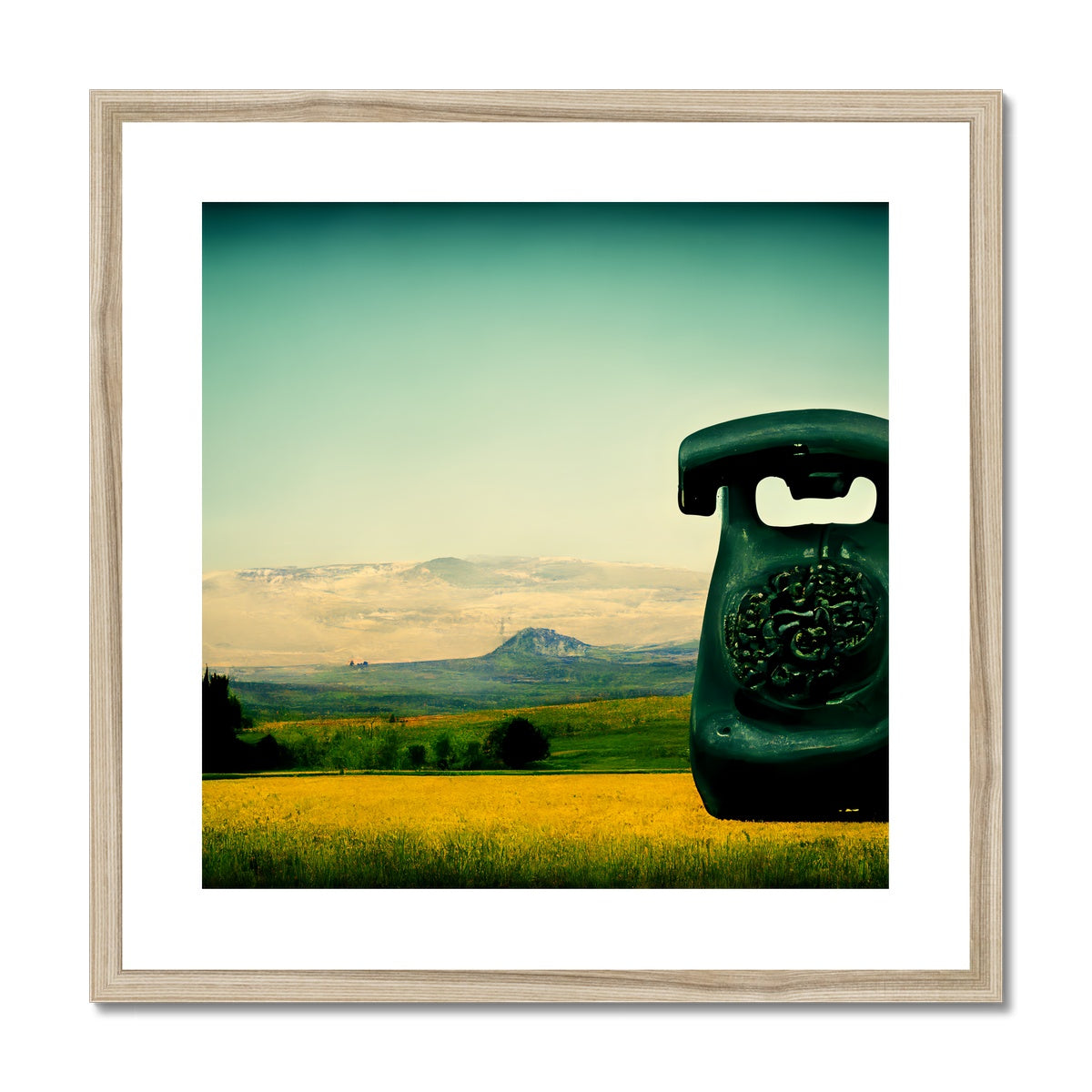 Dialing in a Friend Framed & Mounted Print