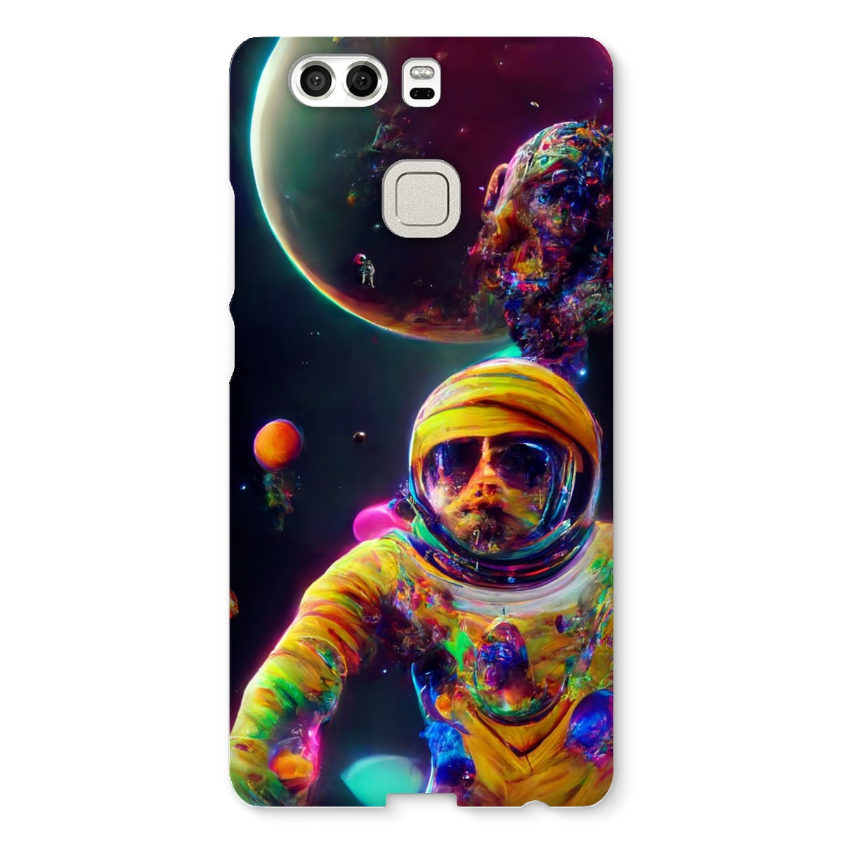 Psychedelic Astronaut in Space Snap Phone Case