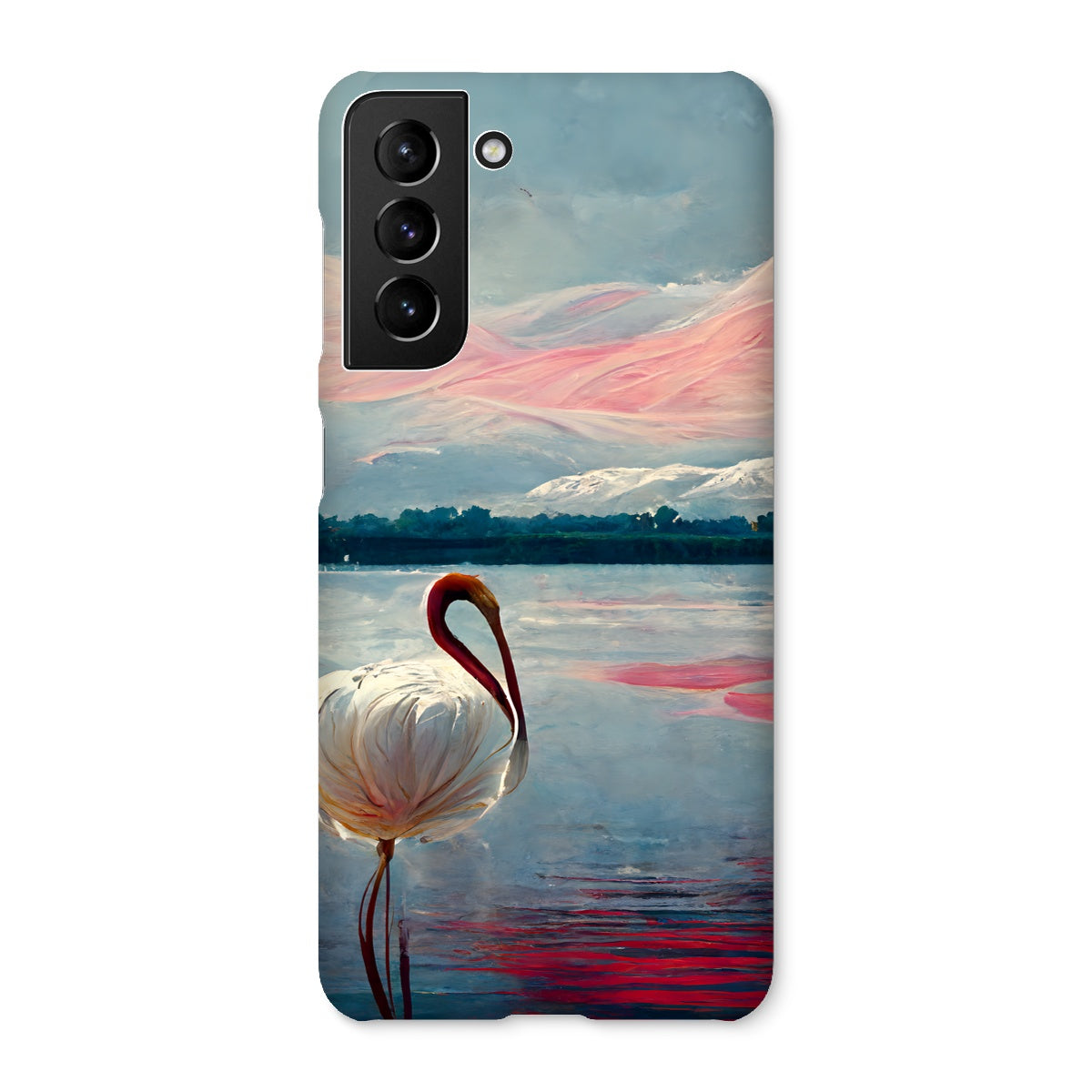 Flamingo Mountains Snap Phone Case