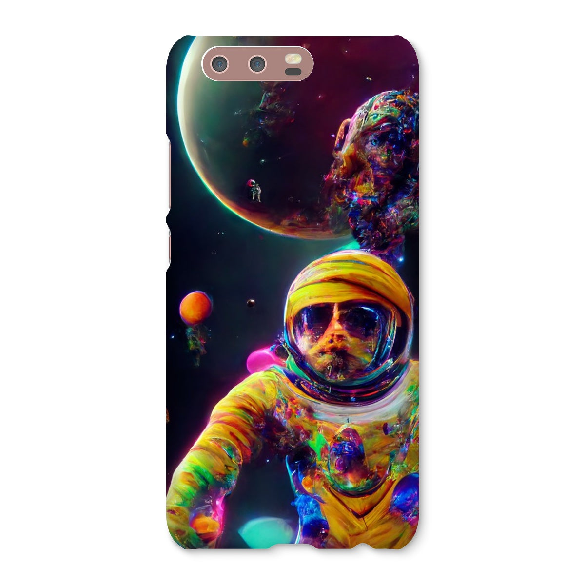 Psychedelic Astronaut in Space Snap Phone Case