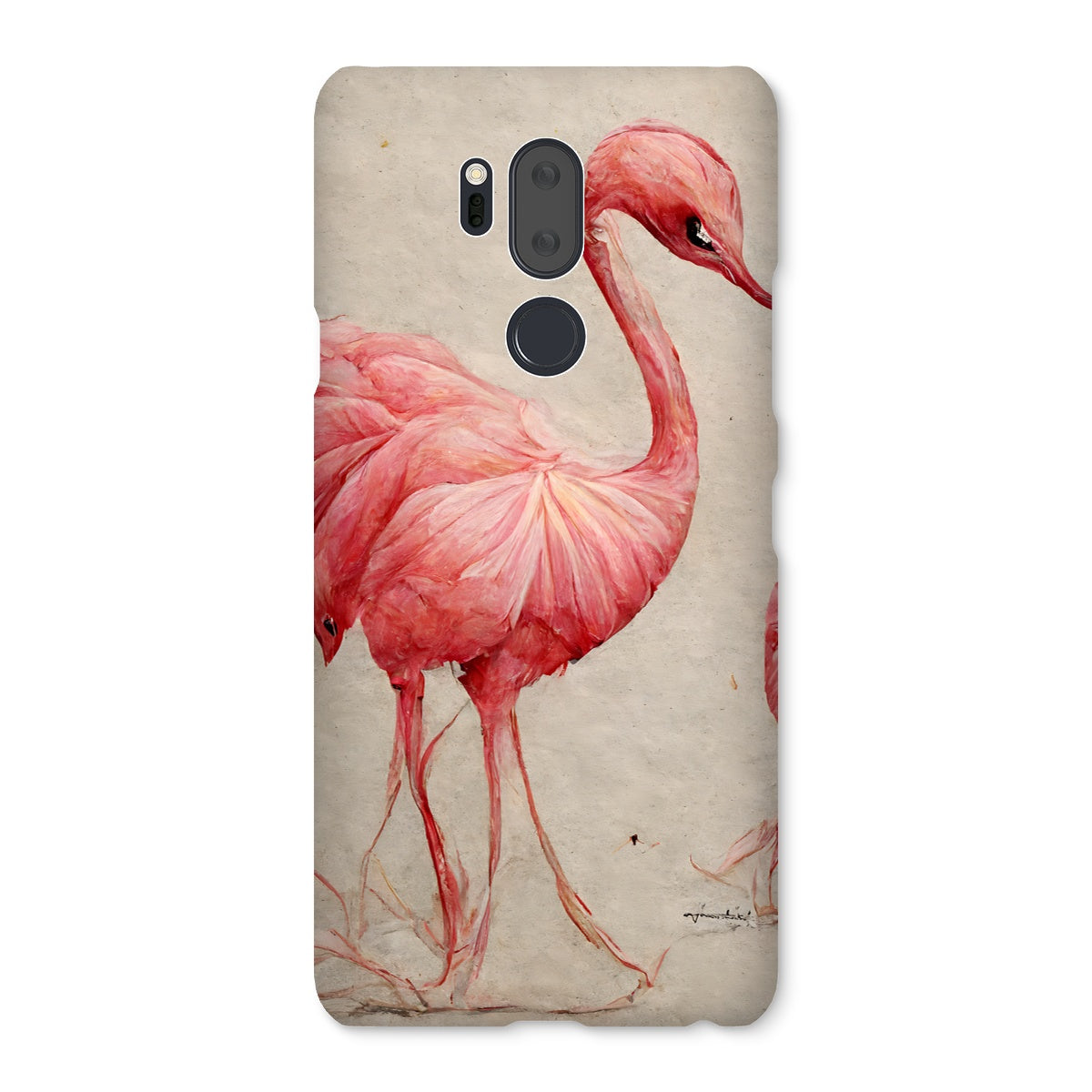 Flamingo Sketch Colors Snap Phone Case