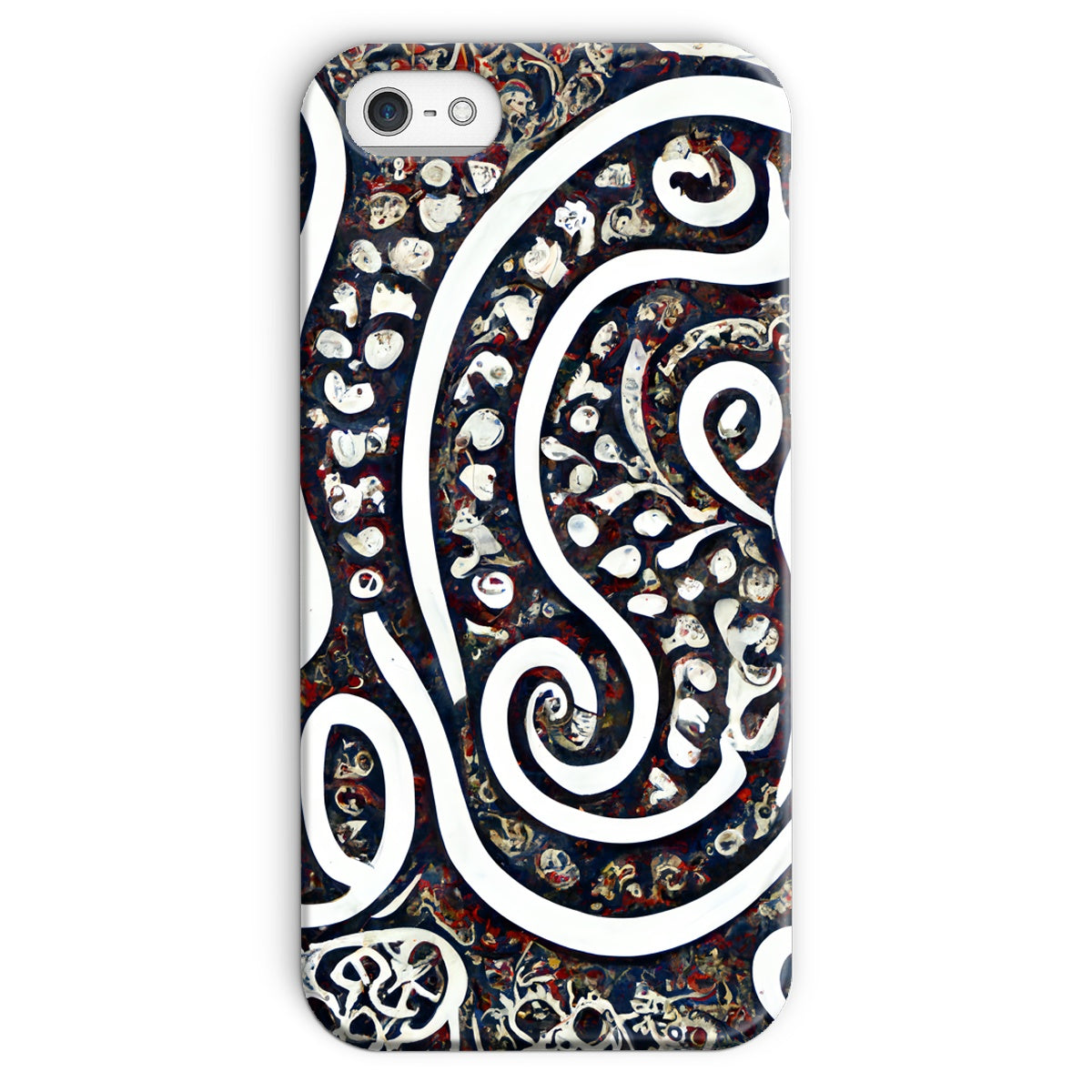 Swirling Paisley Snap Phone Case