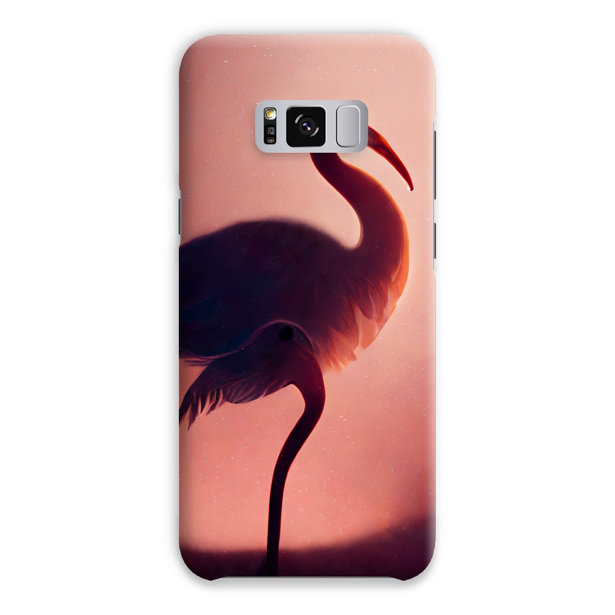 Flamingo Shadows Snap Phone Case