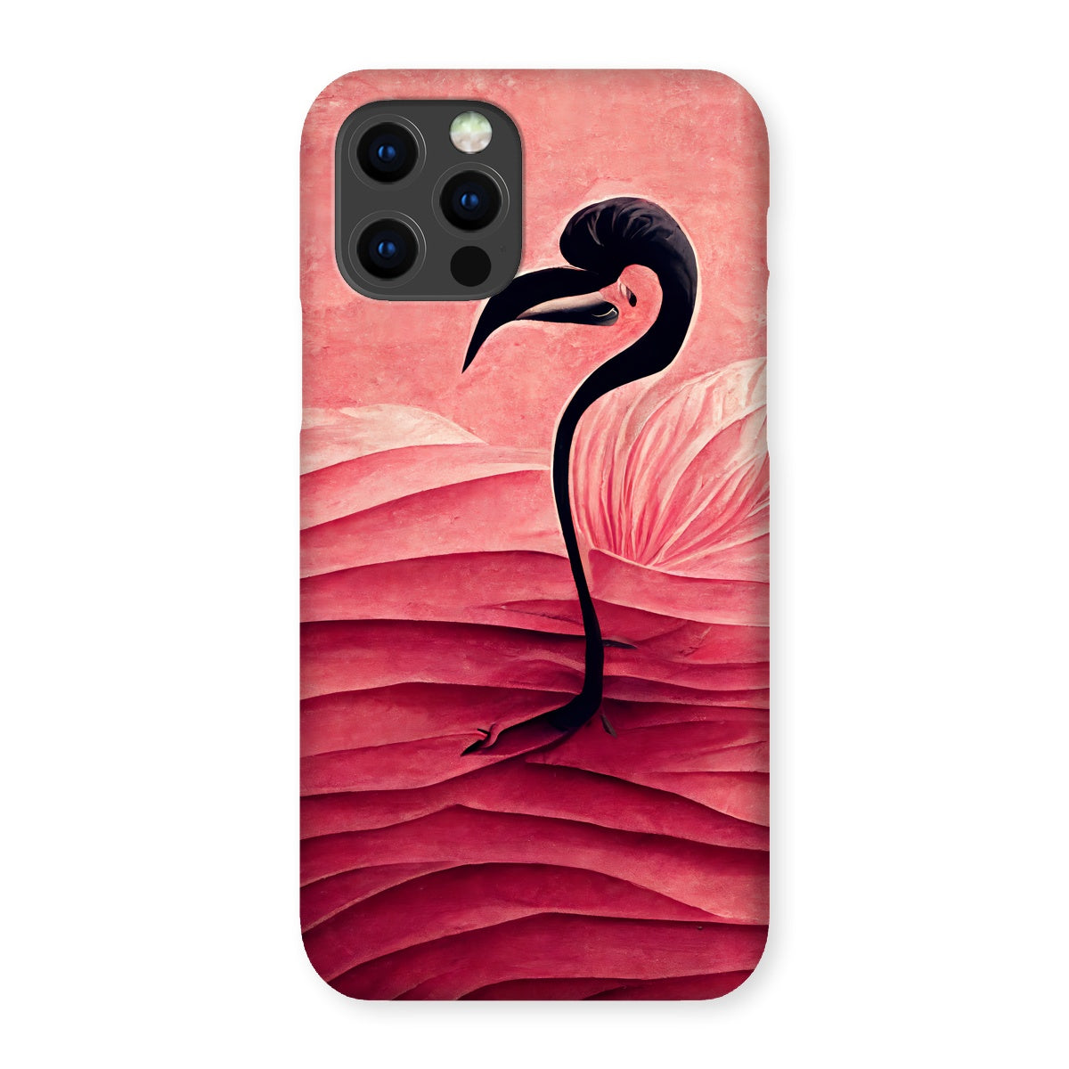 Flamingo Folds Snap Phone Case