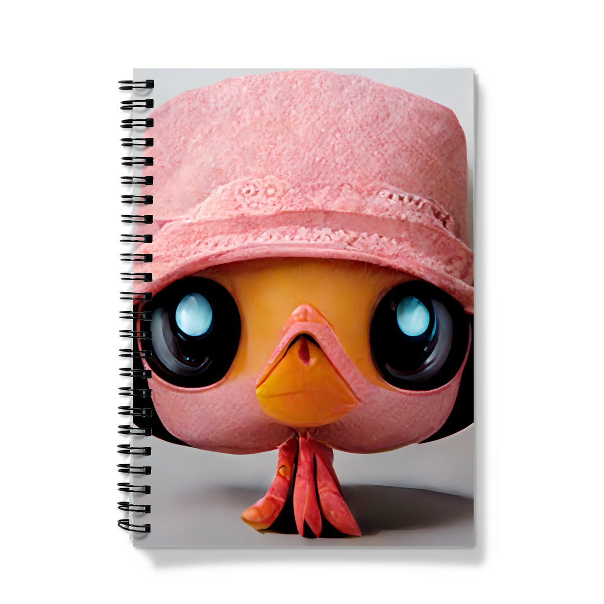 Flamingo Pop Hat  Notebook