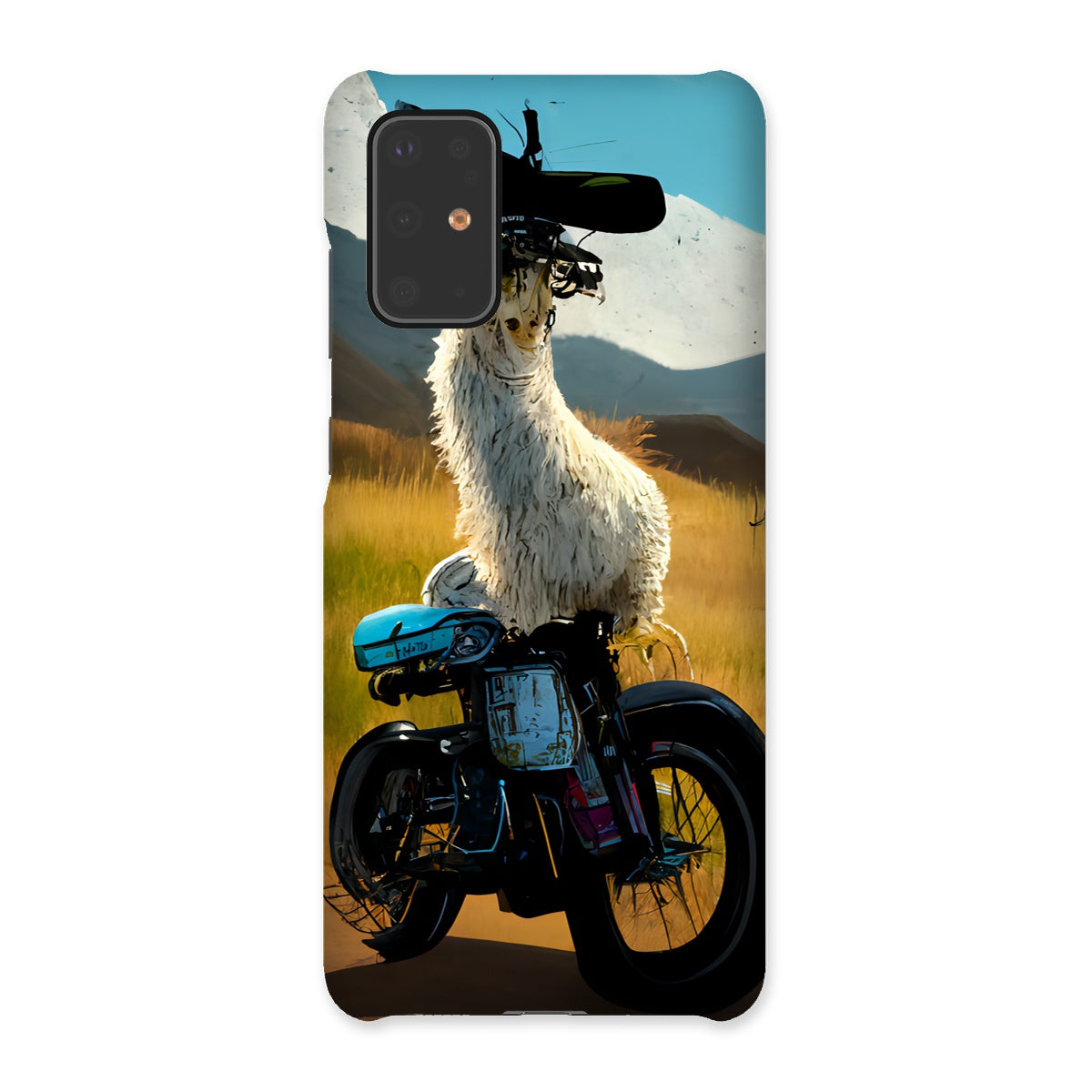 Llama on a Bike Snap Phone Case