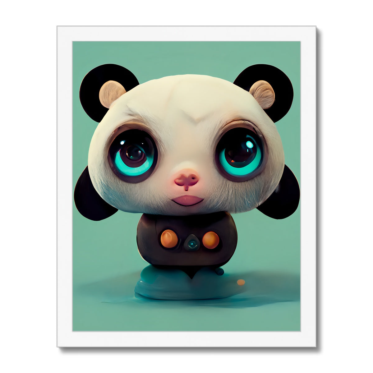 Pandapop Framed Print