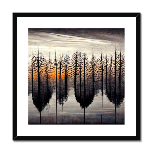 Tree Symmetry Framed & Mounted Print