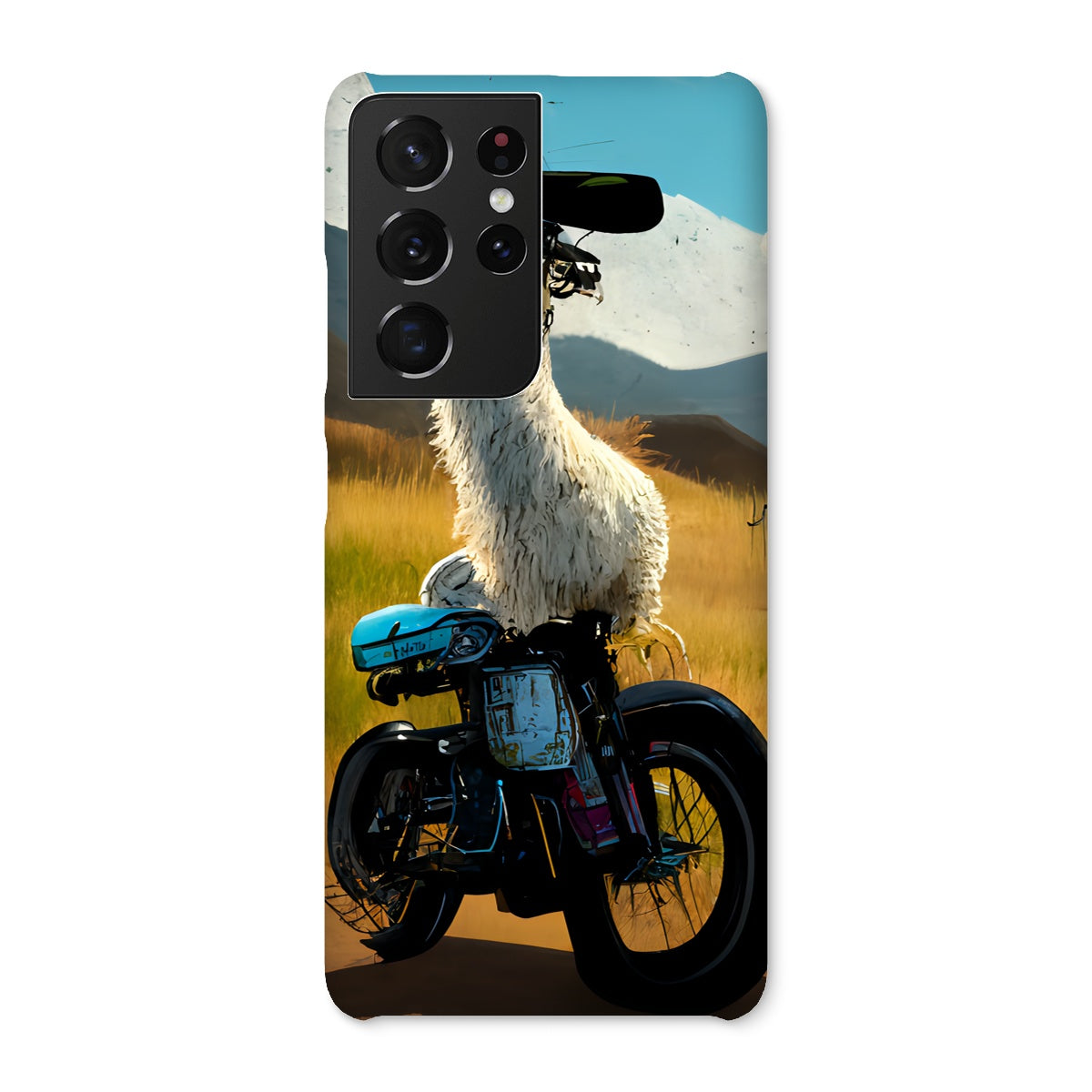 Llama on a Bike Snap Phone Case