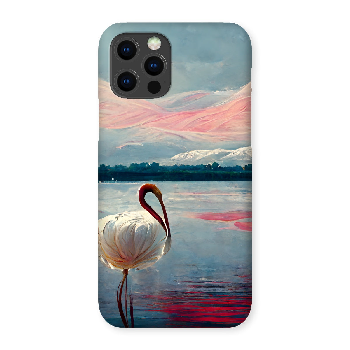 Flamingo Mountains Snap Phone Case