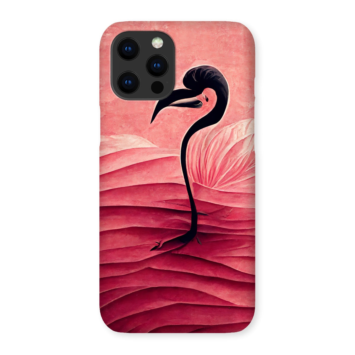 Flamingo Folds Snap Phone Case