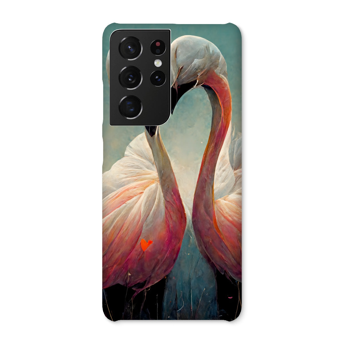 Flamingo Cuddles Snap Phone Case