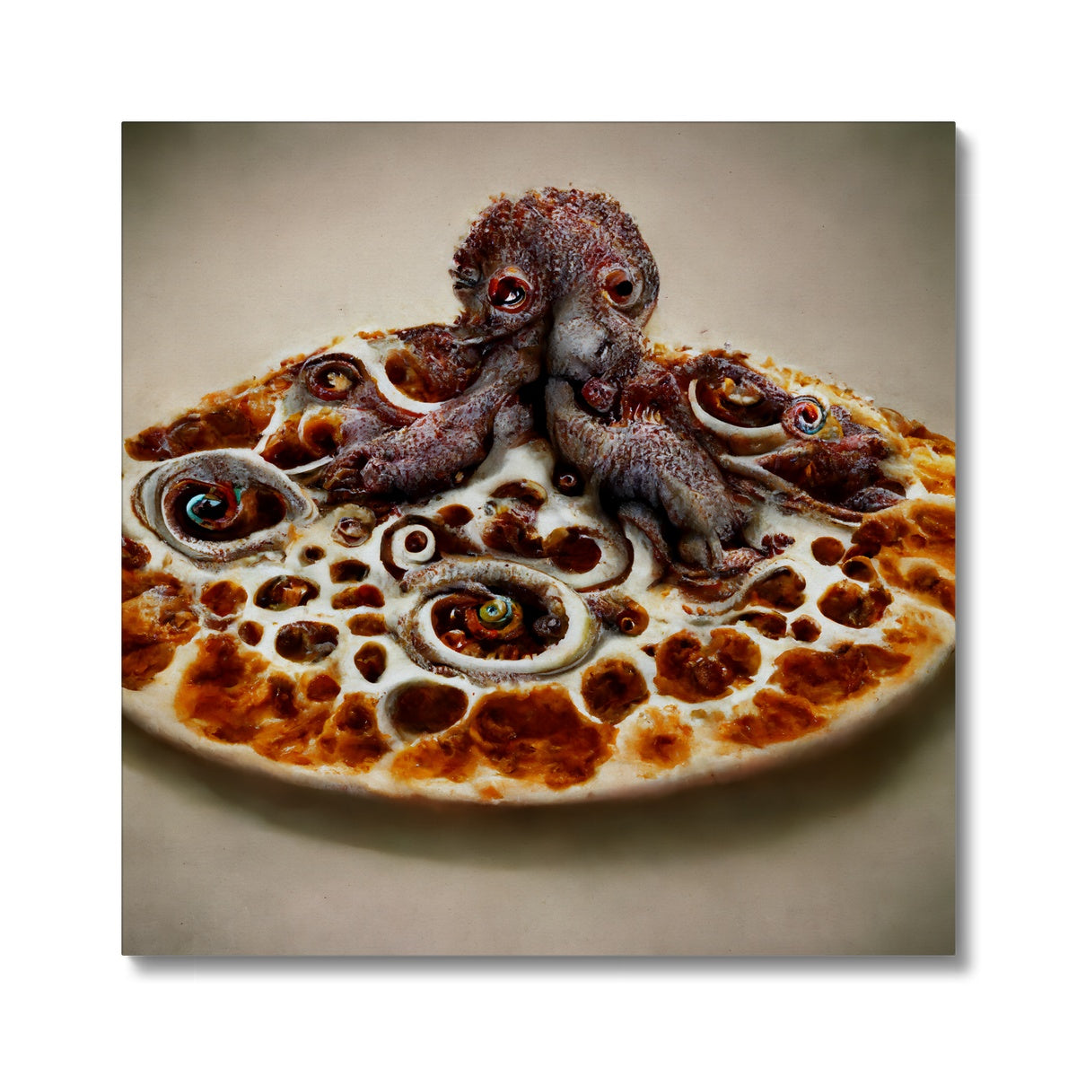 Hungry Octopus Canvas