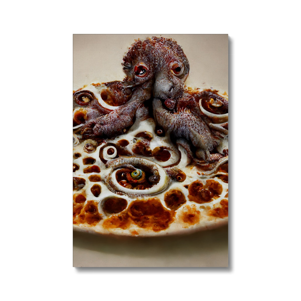 Hungry Octopus Canvas