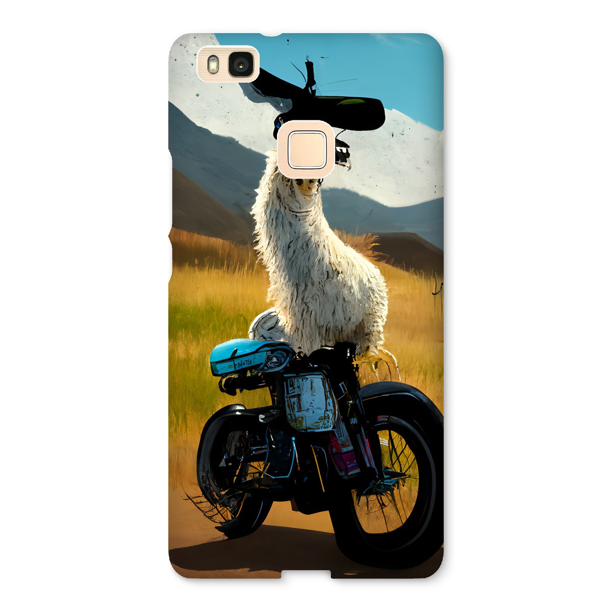 Llama on a Bike Snap Phone Case