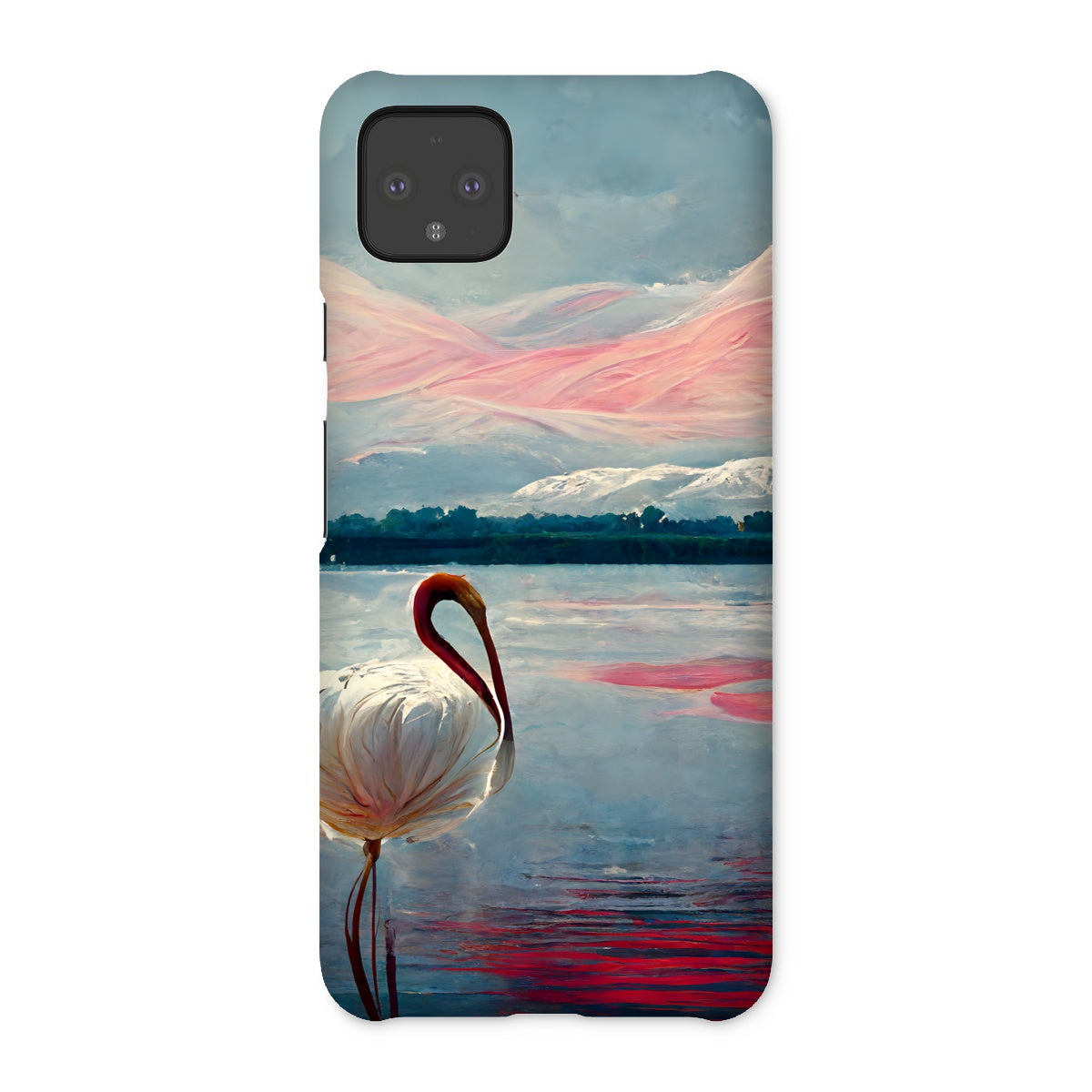 Flamingo Mountains Snap Phone Case