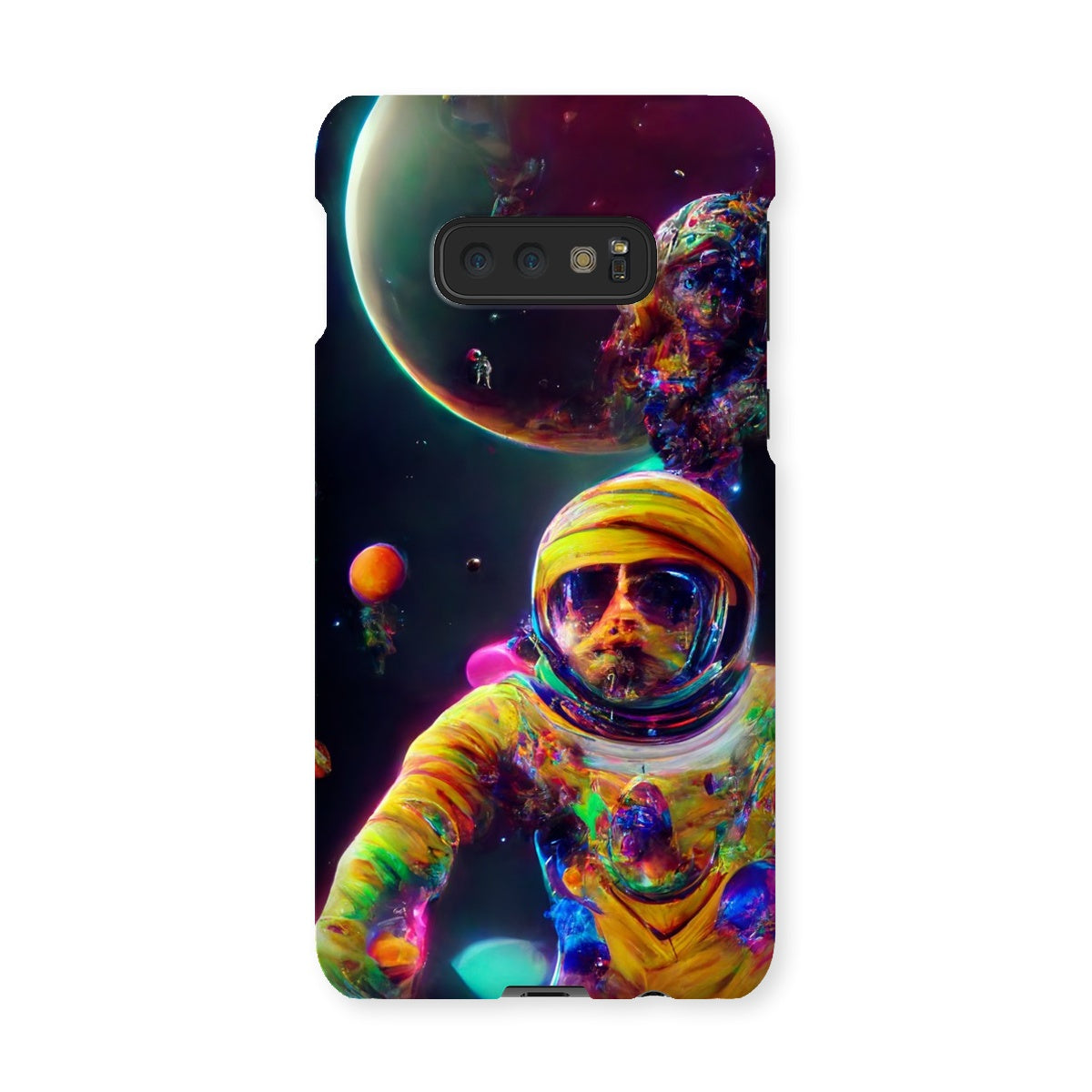 Psychedelic Astronaut in Space Snap Phone Case