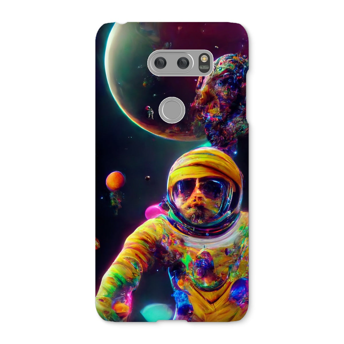 Psychedelic Astronaut in Space Snap Phone Case