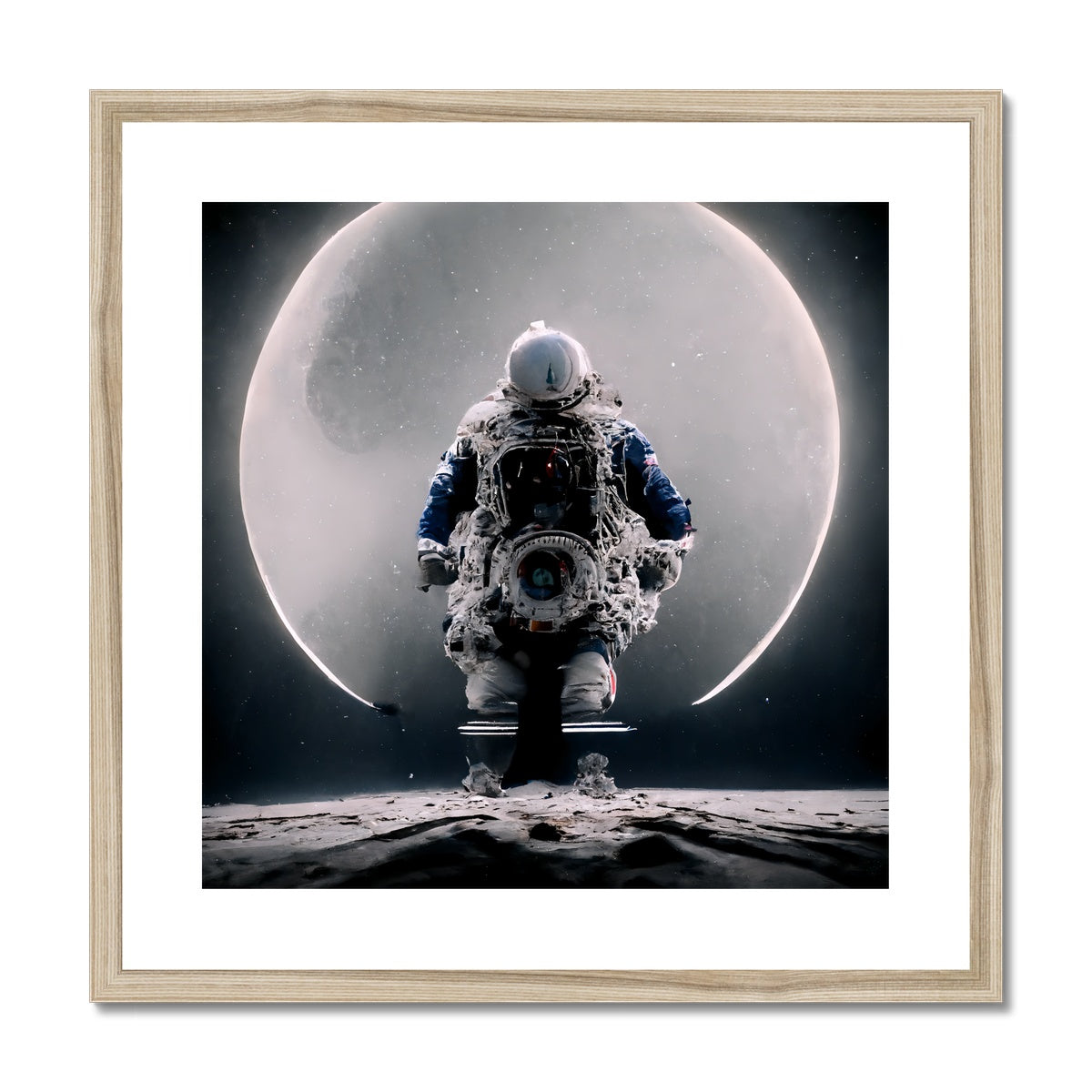 Moon Gazer Framed & Mounted Print