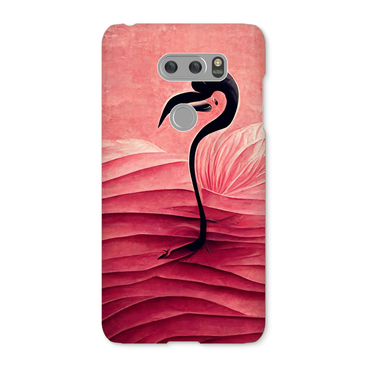 Flamingo Folds Snap Phone Case