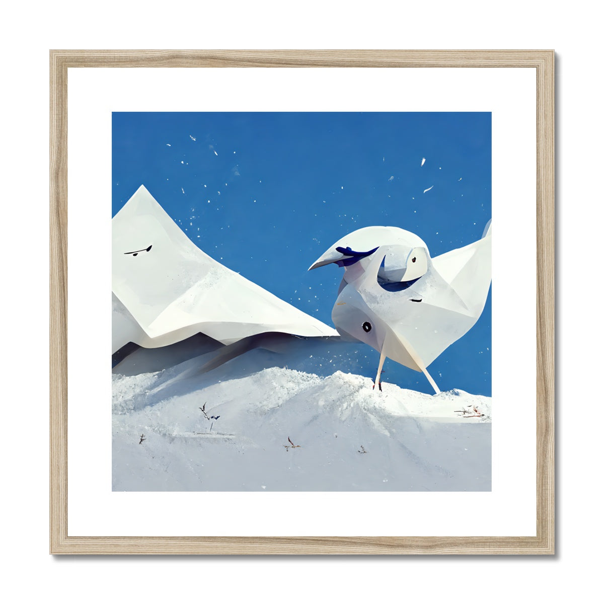 Paper Birdy Framed & Mounted Print