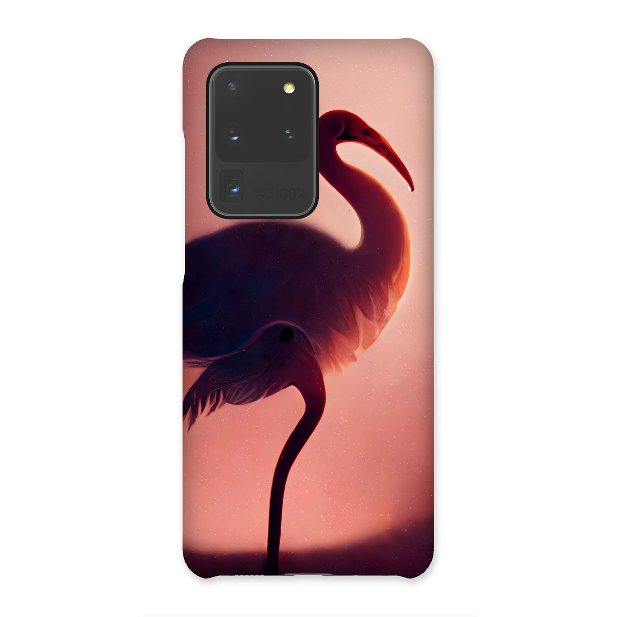 Flamingo Shadows Snap Phone Case