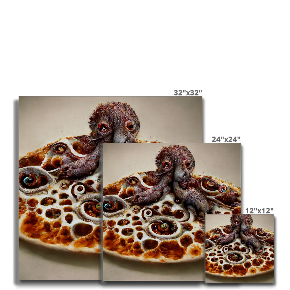 Hungry Octopus Canvas