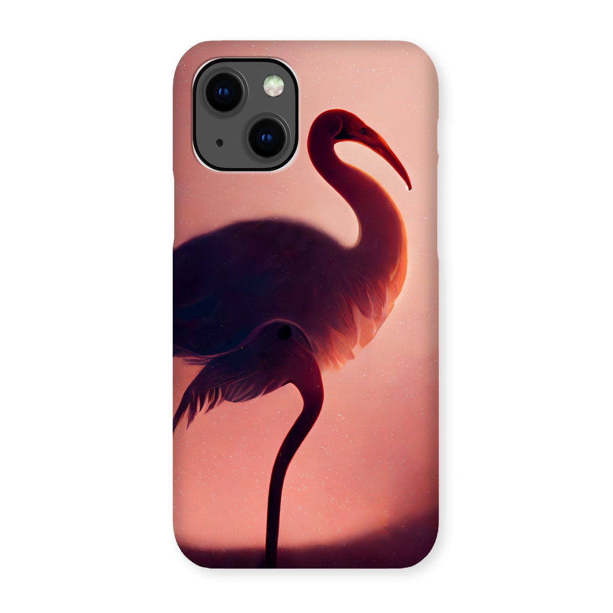 Flamingo Shadows Snap Phone Case