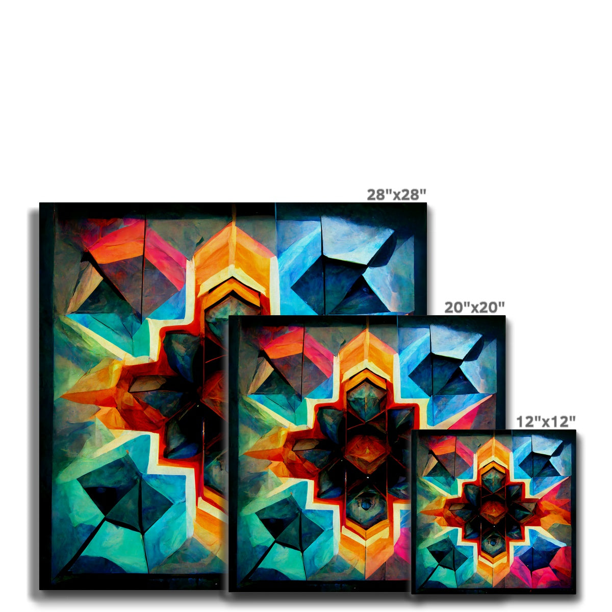 Kaleidoscope Waters Canvas