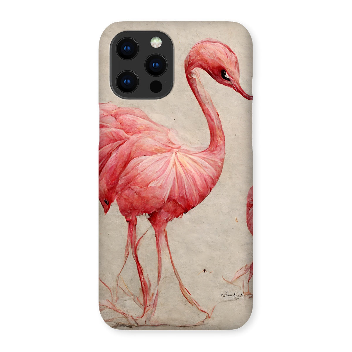 Flamingo Sketch Colors Snap Phone Case