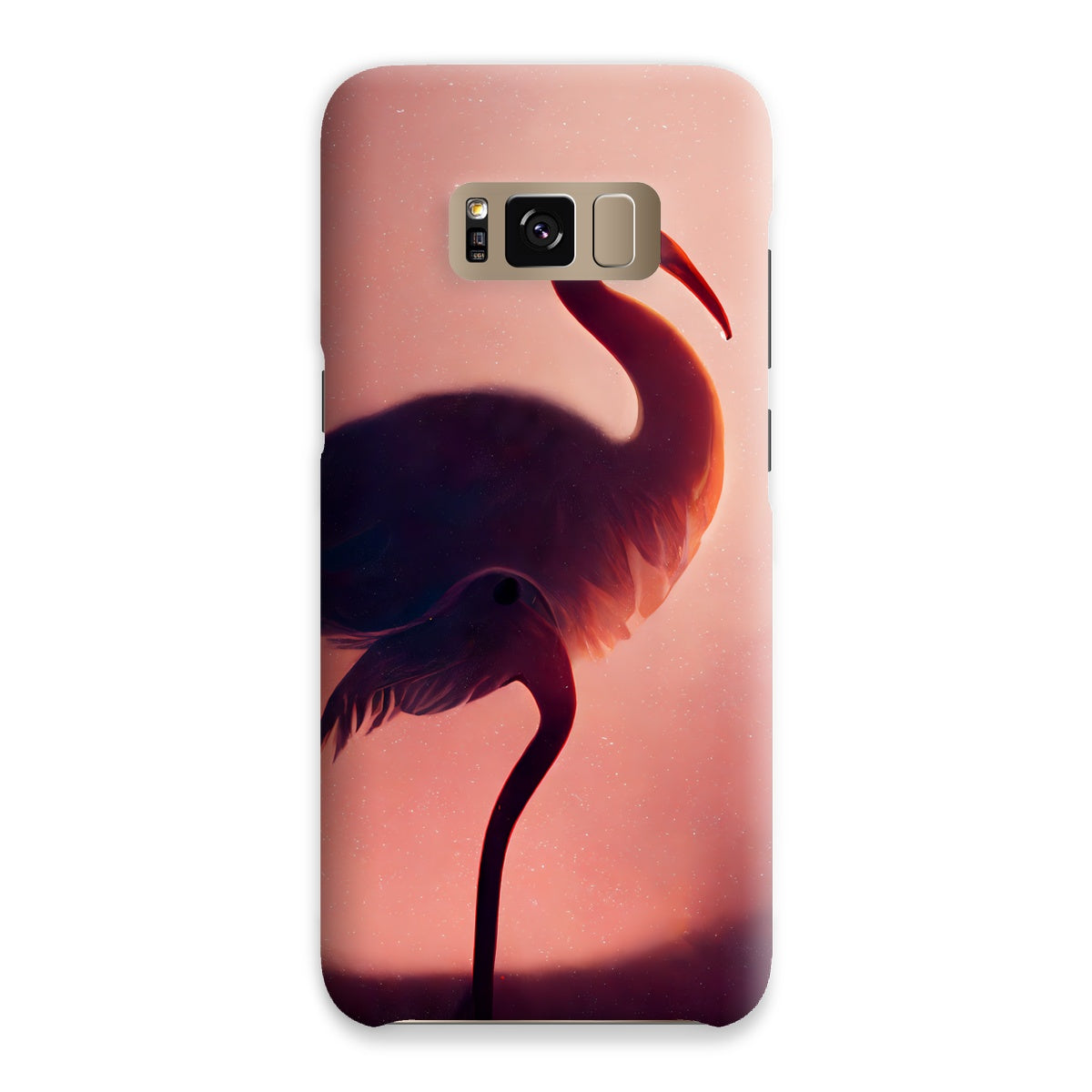 Flamingo Shadows Snap Phone Case