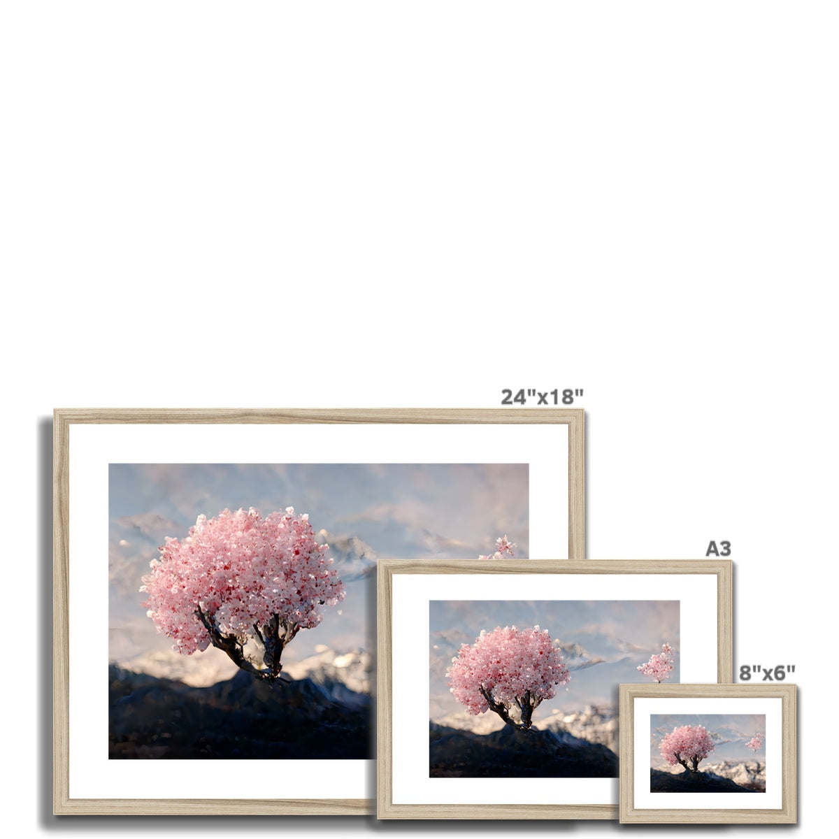 Cherry Crystals Framed & Mounted Print