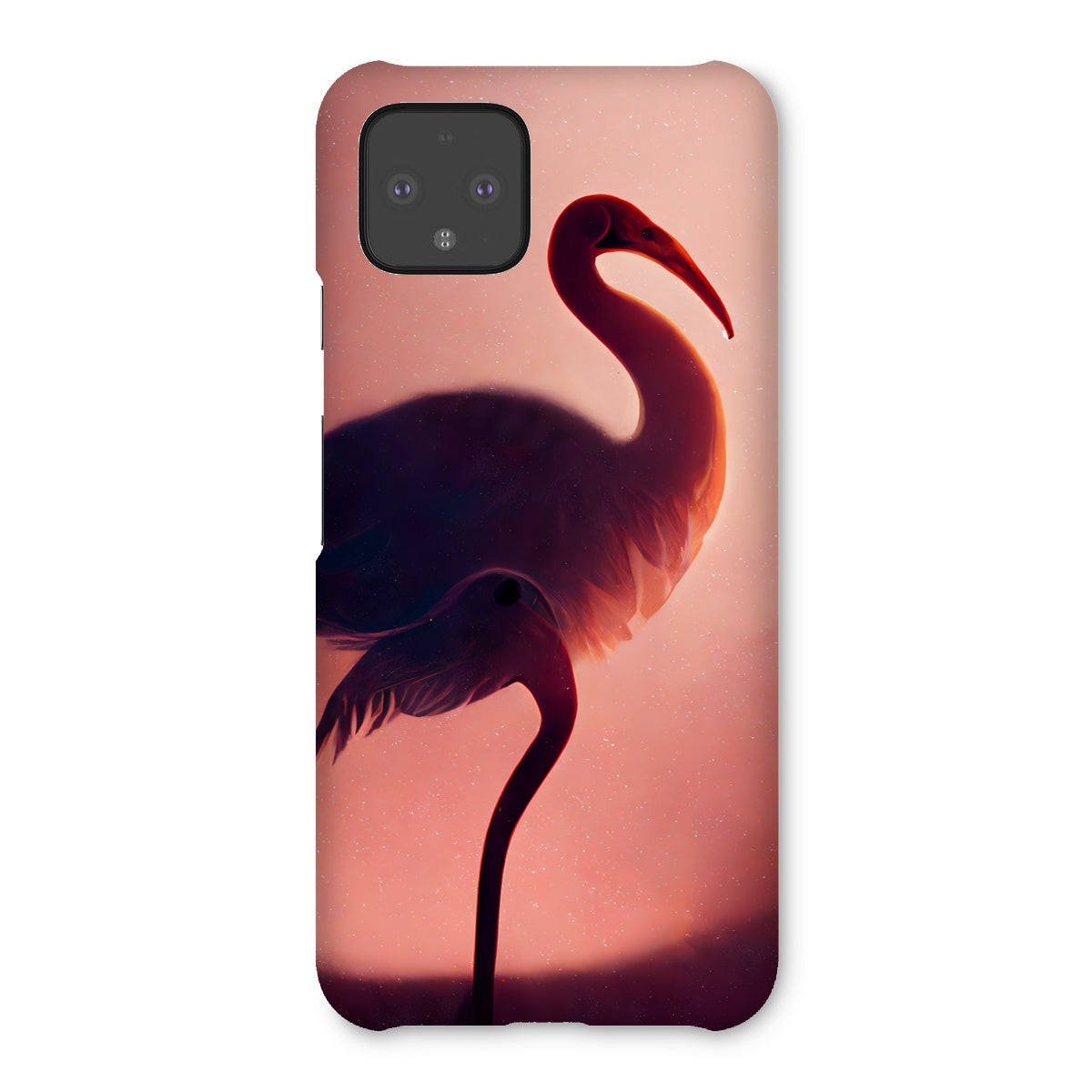 Flamingo Shadows Snap Phone Case