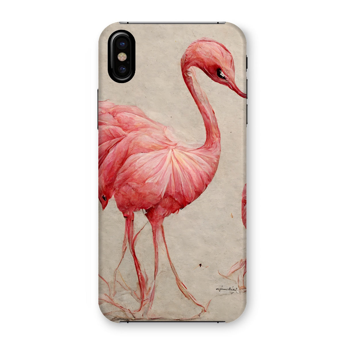 Flamingo Sketch Colors Snap Phone Case