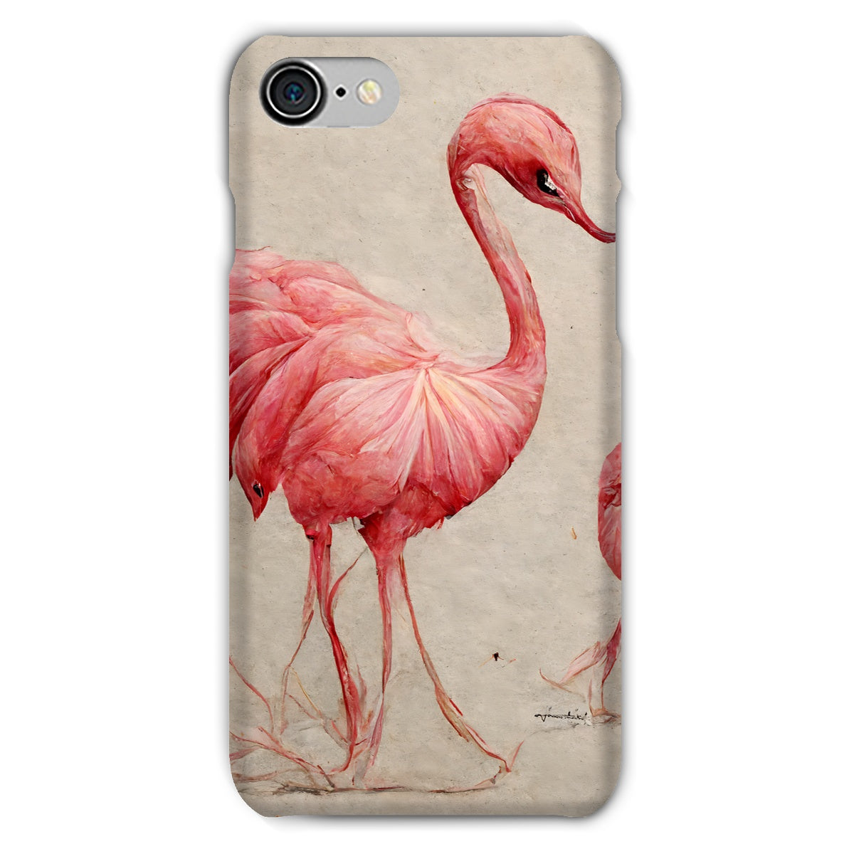 Flamingo Sketch Colors Snap Phone Case