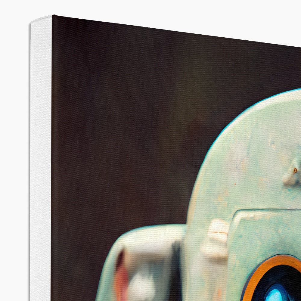 Puppy Bot Pop Canvas