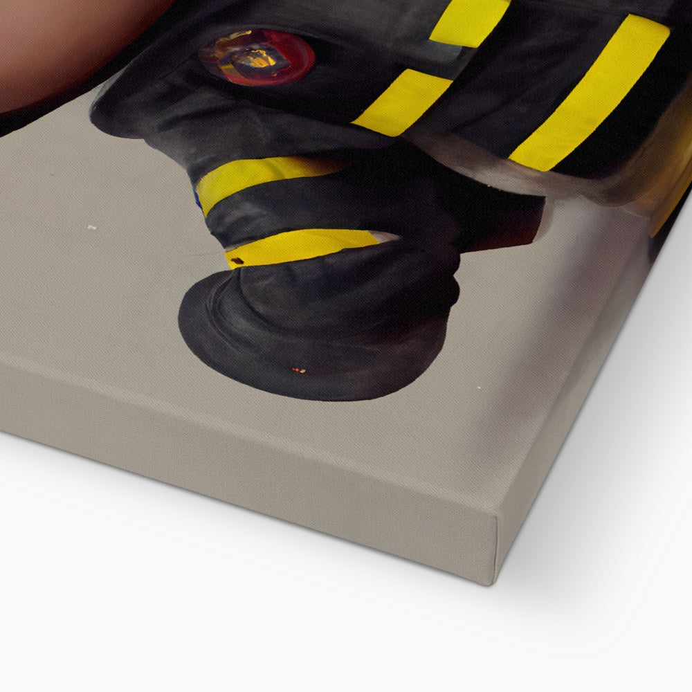 Fireman Guy Pop Canvas