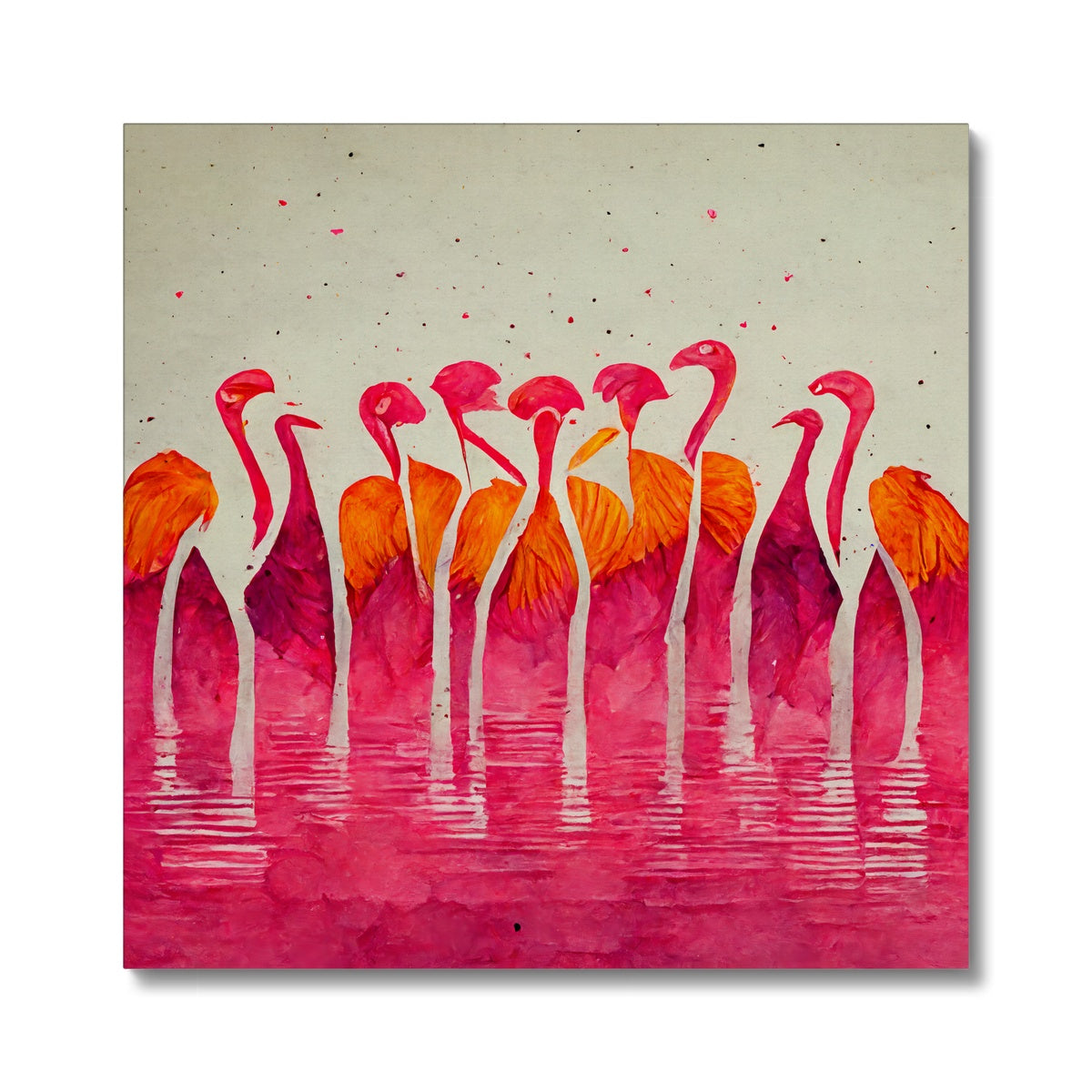 Flamingo Horizon Canvas