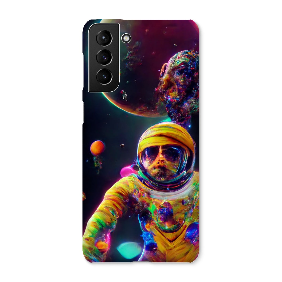 Psychedelic Astronaut in Space Snap Phone Case