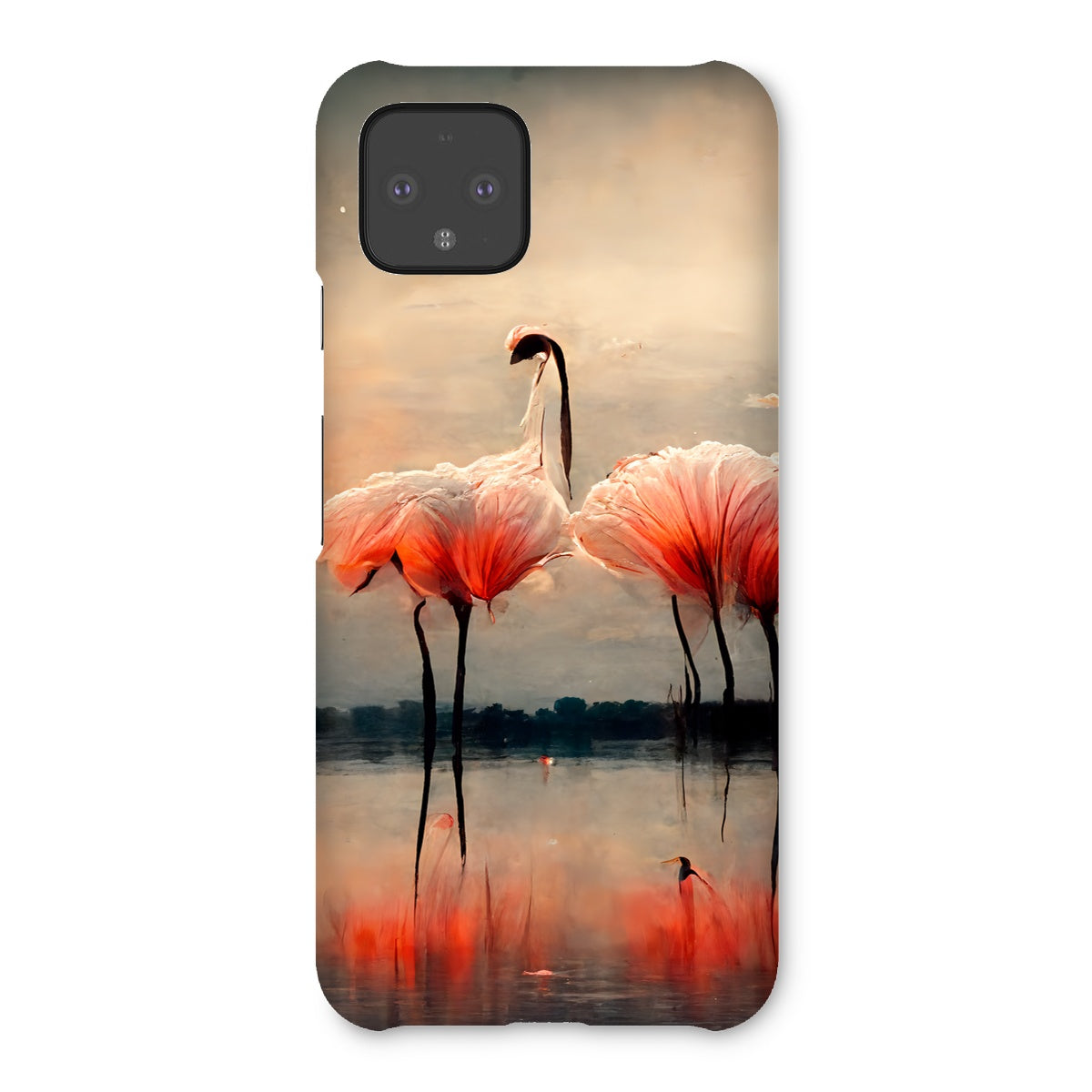 Flamingo Sunset Snap Phone Case