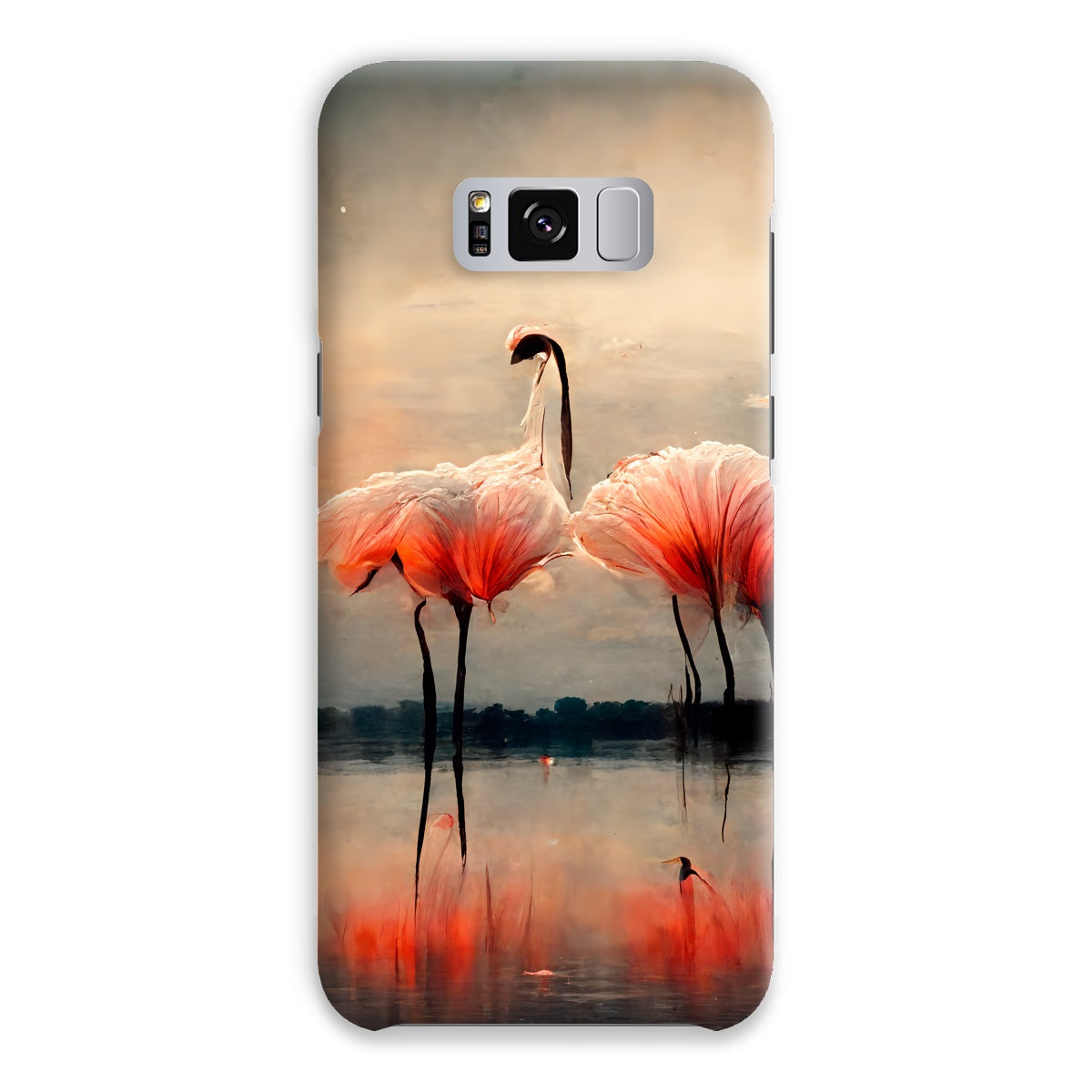 Flamingo Sunset Snap Phone Case