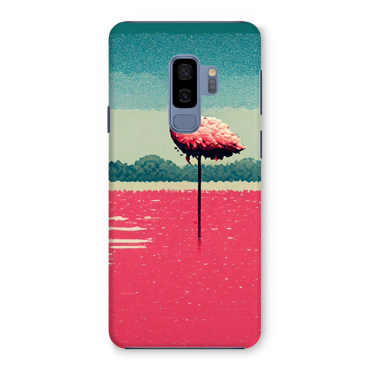 Flamingo 8 Bit Snap Phone Case