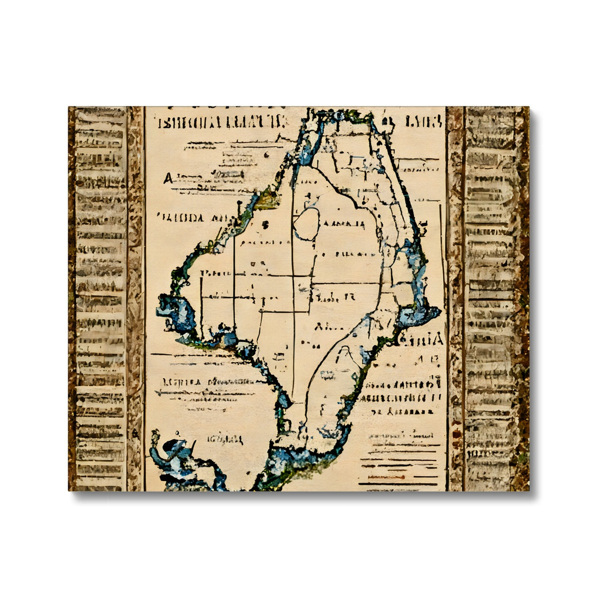 Florida Antiqua Canvas