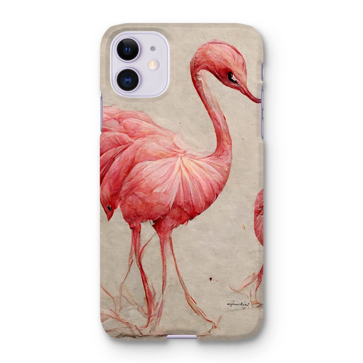 Flamingo Sketch Colors Snap Phone Case