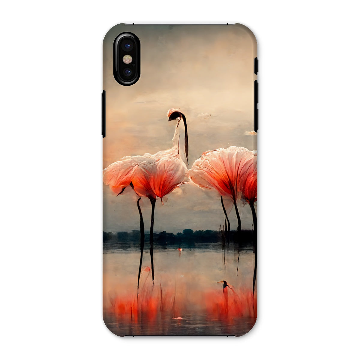 Flamingo Sunset Snap Phone Case